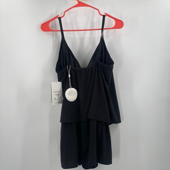 CONTOURS BY COCO REEF Swimsuit Size 10/34D Shapemaker Black NWT Swim Shorts - Picture 5 of 16